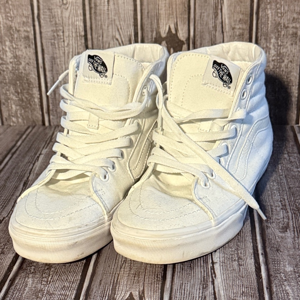 Vans White High-Top Sneakers